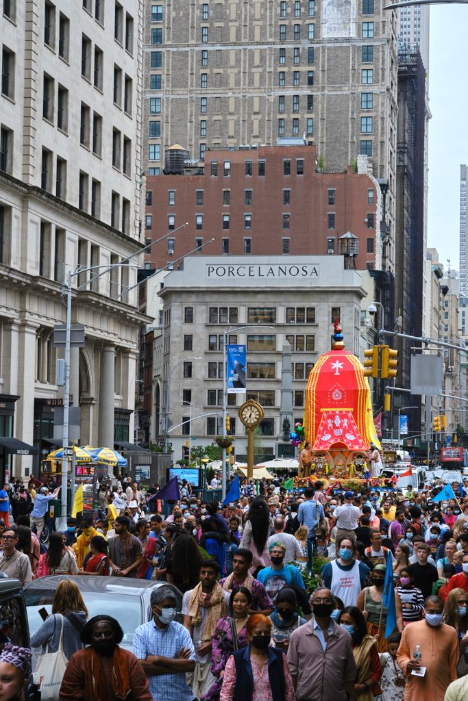 ISKCON-NY holds 46th Annual Festival of Chariots and Jagannatha Parade on 5th Avenue